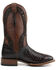 Image #2 - El Dorado Men's American Alligator Exotic Western Boots - Broad Square Toe, Dark Brown, hi-res