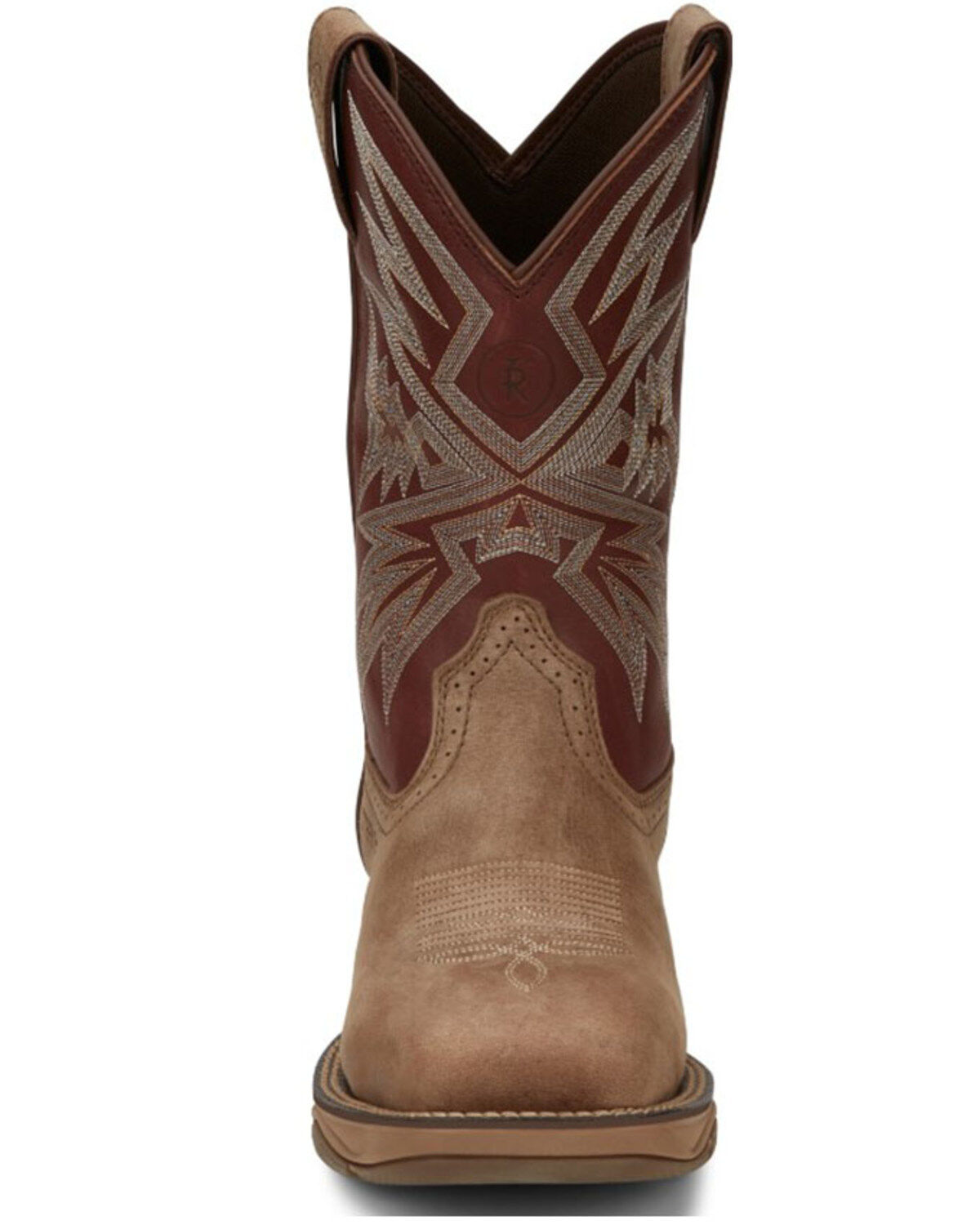 Image #4 - Tony Lama Men's 11" Bartlett Pull-On Work Boots - Steel Toe, Brown, hi-res