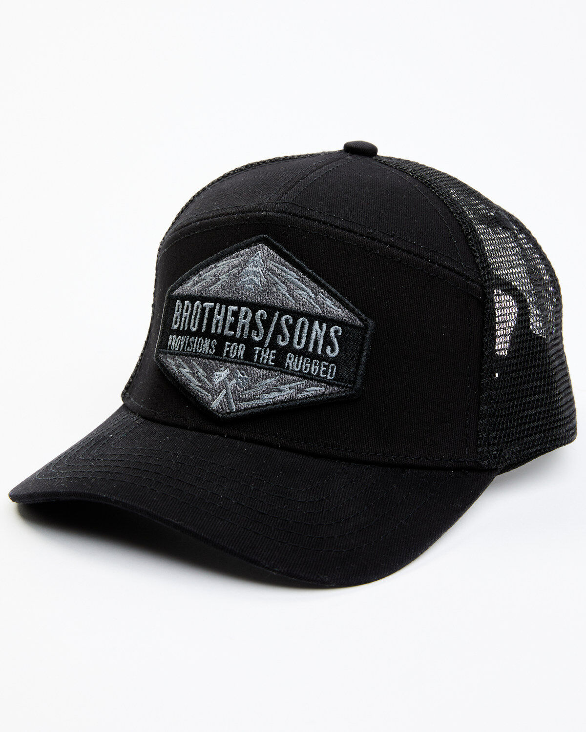 Image #1 - Brothers and Sons Men's Provisions For The Rugged Patch Ball Cap, Black, hi-res