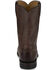 Image #5 - Justin Men's 10" Ted Roper Western Boots - Medium Toe, Dark Brown, hi-res