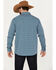 Image #4 - Moonshine Spirit&reg; Men's Free Bird Plaid Print Long Sleeve Western Snap Shirt, Navy, hi-res