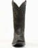 Image #4 - Corral Men's Exotic Python Western Boots - Square Toe , Black, hi-res