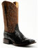 Image #1 - Cody James Men's Saddle Black Full-Quill Ostrich Exotic Western Boots - Broad Square Toe, Black, hi-res