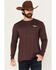 Image #2 - Moonshine Spirit&reg; Men's Whiskey Nights Long Sleeve Graphic T-Shirt, Burgundy, hi-res