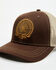 Image #2 - Smith & Wesson Men's Stamp Rope Patch Trucker Cap, Brown, hi-res