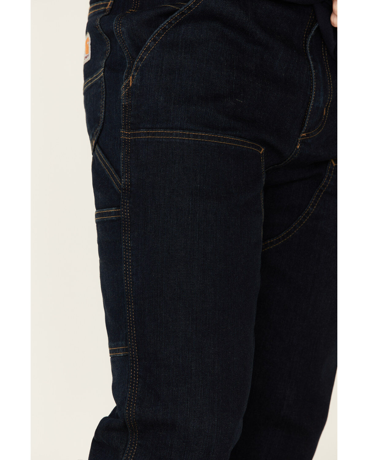 Image #5 - Carhartt Men's Rugged Flex&reg; Relaxed Double Front Work Jeans, Indigo, hi-res
