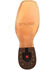 Image #7 - Durango Men's Wheat Brown Exotic Full-Quill Ostrich Western Boots - Square Toe, Brown, hi-res