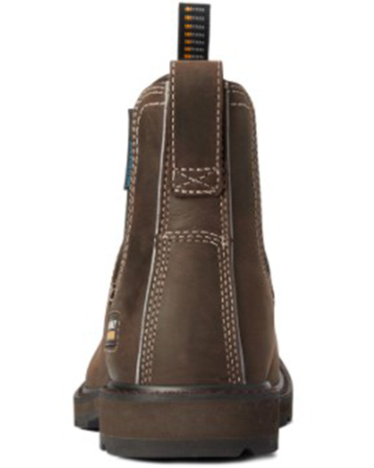 Image #3 - Ariat Men's Groundbreaker Chelsea H20 Work Boot - Soft Toe, Brown, hi-res