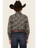 Image #4 - Cinch Boys' Paisley Print Long Sleeve Button-Down Western Shirt, Black, hi-res