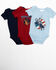 Image #1 - Cody James Infant Boys' Americana Rodeo Horse Onesie Set - 3-Piece, Multi, hi-res