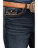 Image #2 - Cody James Men's Palomino Wash Duke Relaxed Bootcut Stretch Denim Jeans, Dark Wash, hi-res