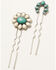 Image #2 - Shyanne Women's Hair Pins - 2 Piece , Silver, hi-res