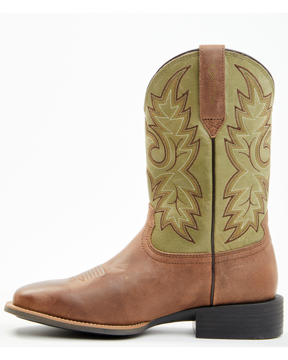 Image #3 - Cody James Men's Badge Xero Gravity&trade; Performance Western Boots - Broad Square Toe, Brown, hi-res