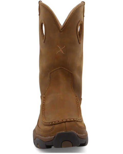 Image #5 - Twisted X Men's Distressed Saddle Hiker Boots, Brown, hi-res