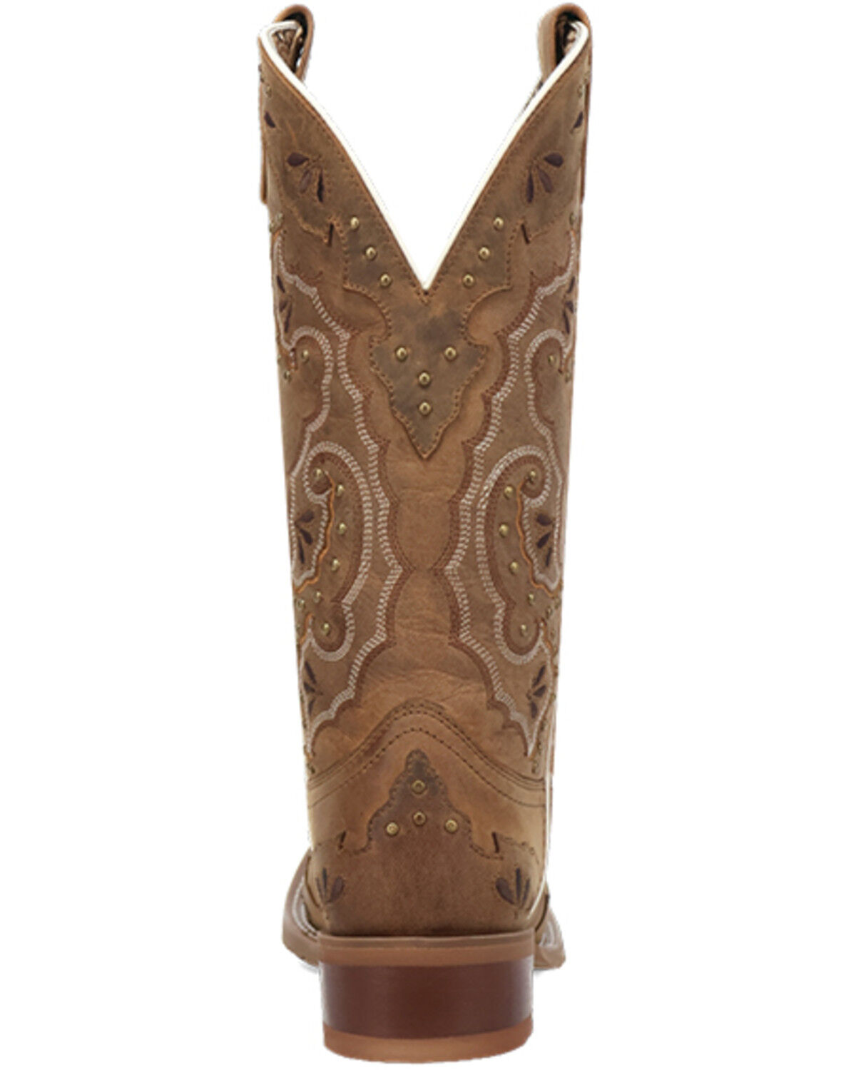 Image #5 - Laredo Women's Lottie Performance Western Boots - Broad Square Toe, Sand, hi-res