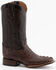 Image #1 - Ferrini Men's Exotic Caiman Western Boots - Broad Square Toe, Chocolate, hi-res