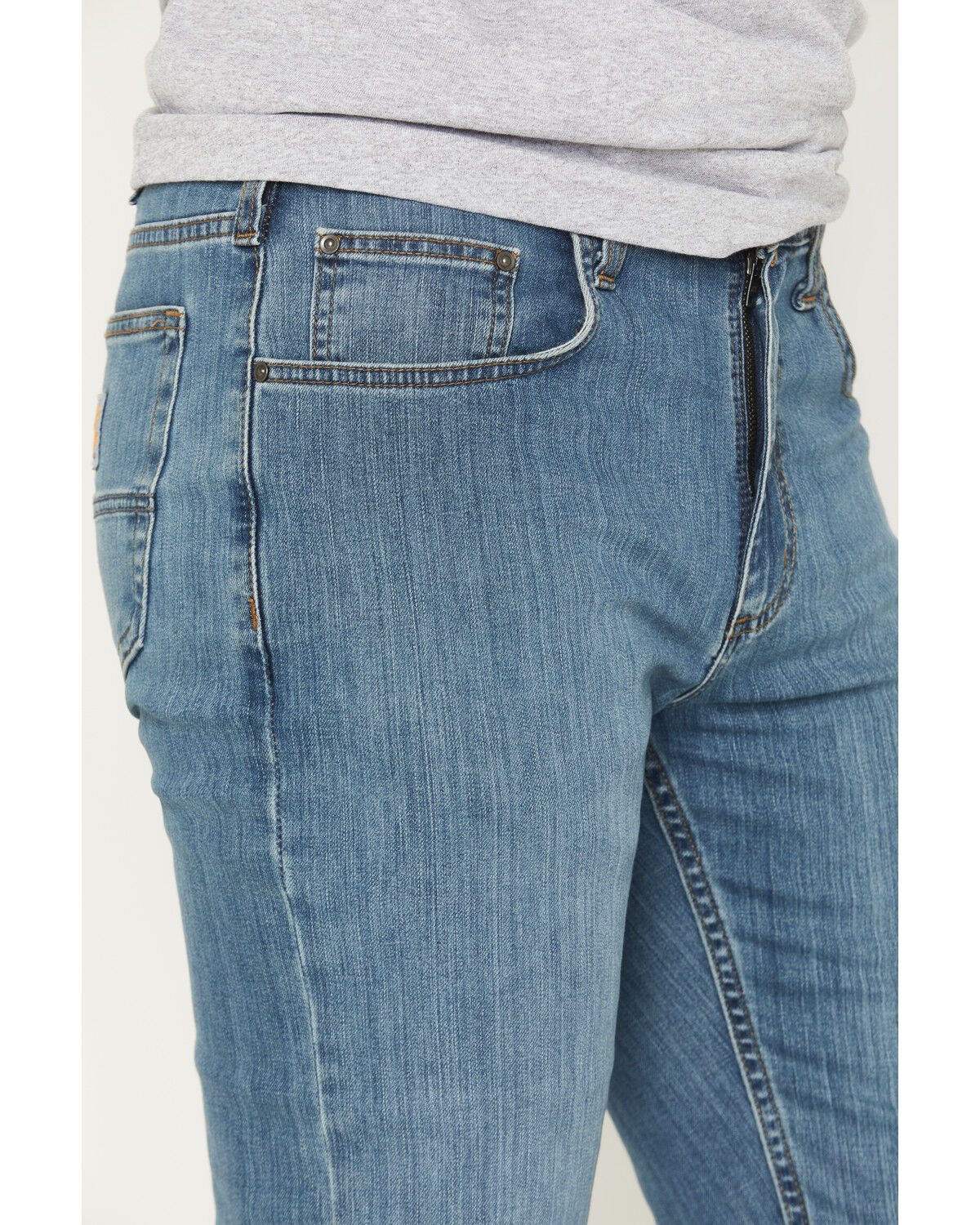 Image #2 - Carhartt Men's Rugged Flex&reg; Relaxed Straight Work Jeans, Blue, hi-res