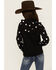 Image #4 - Rock & Roll Denim Girls' Boot Barn Exclusive Wild & Western Star Print Hoodie , Black, hi-res