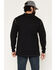 Image #4 - Forge Workwear Men's FR Lightweight Long Sleeve 1/4 Button-Down Henley Work Shirt, Black, hi-res