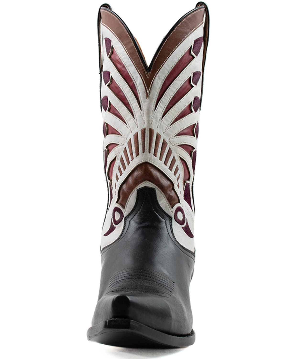 Image #4 - Dan Post Men's Tom Horn Western Boots - Snip Toe, Black, hi-res