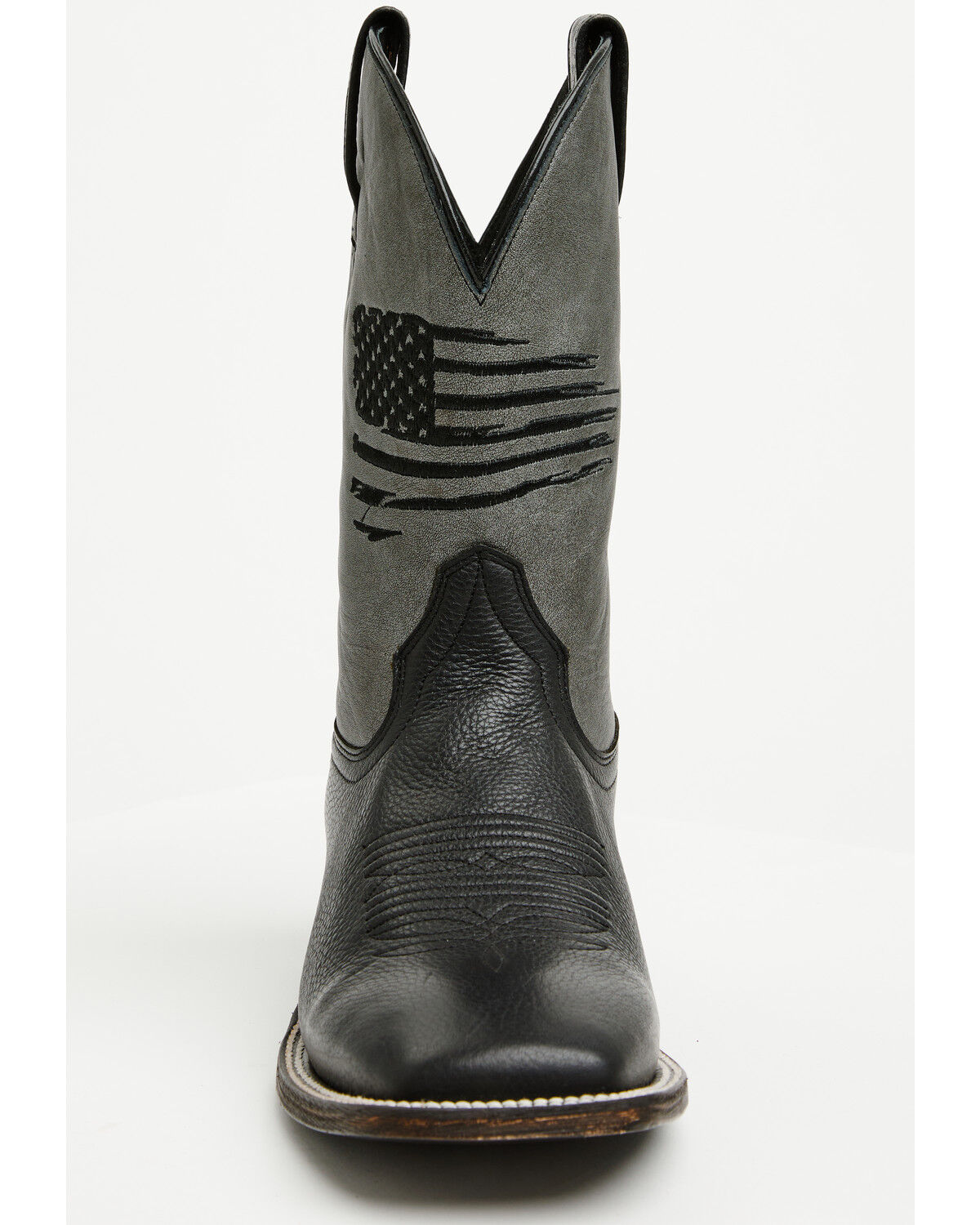 Image #4 - Ariat Men's Circuit Patriot Western Boots - Broad Square Toe, Black, hi-res