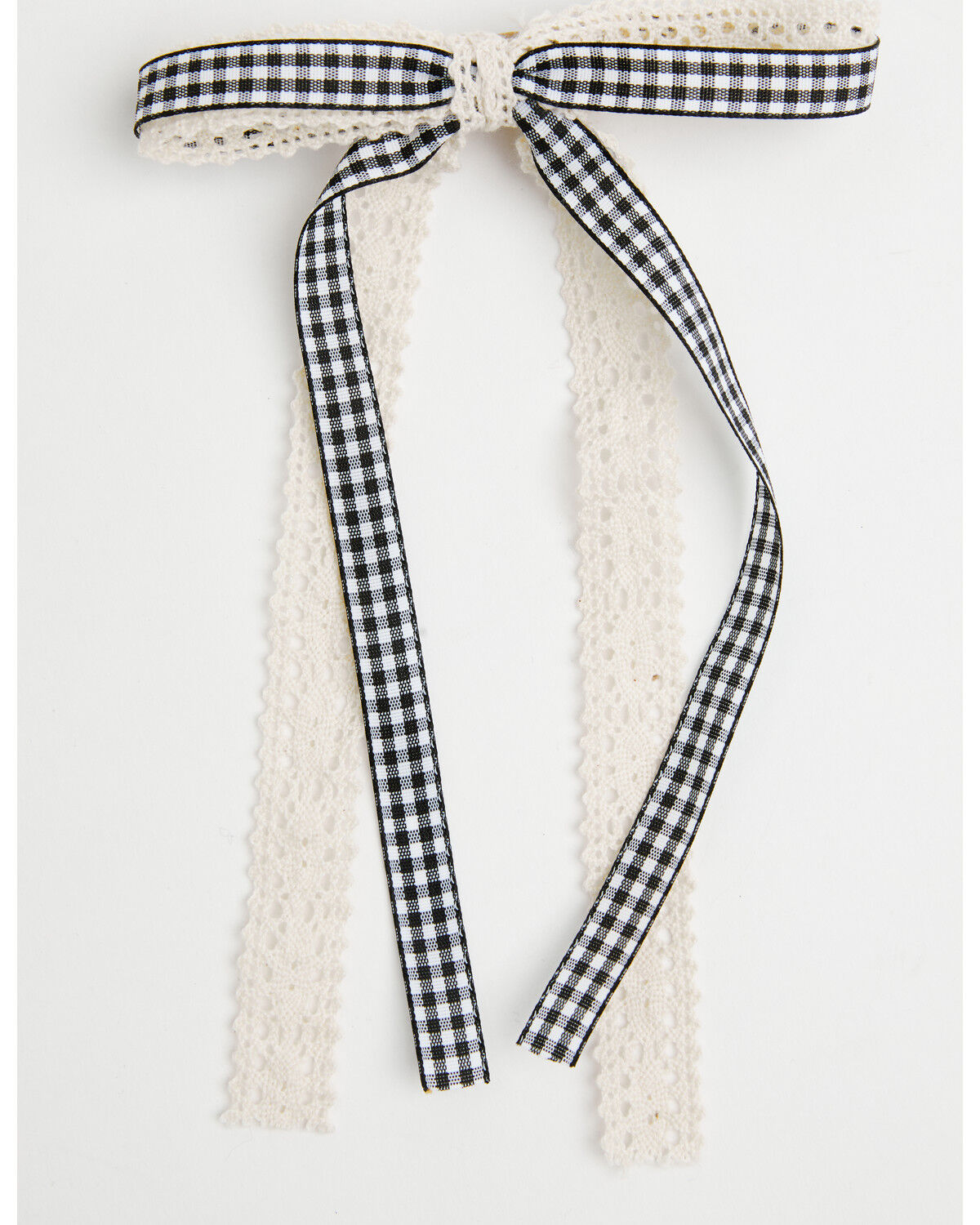 Image #3 - Shyanne Women's Gingham Lace Boot Bow, Black, hi-res