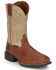 Image #1 - Justin Men's Canter Work Boots - Steel Toe , Brown, hi-res