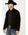 Image #3 - Moonshine Spirit&reg; Men's Motorcycle Leather Jacket, Brown, hi-res