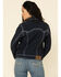 Image #5 - STS Ranchwear Women's Navy Brumby Softshell Jacket, Navy, hi-res