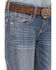 Image #3 - Shyanne Little Girls' Light Wash Stretch Bootcut Riding Jeans, Medium Wash, hi-res