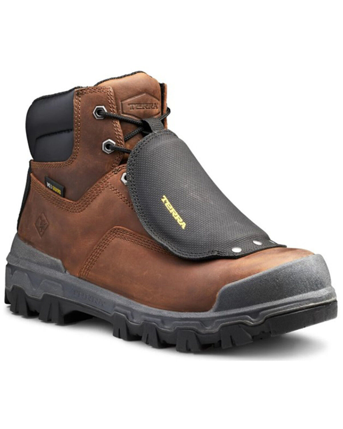 Image #1 - Kodiak Men's 6" Sentry Metguard Waterproof Work Boots - Composite Toe, Brown, hi-res