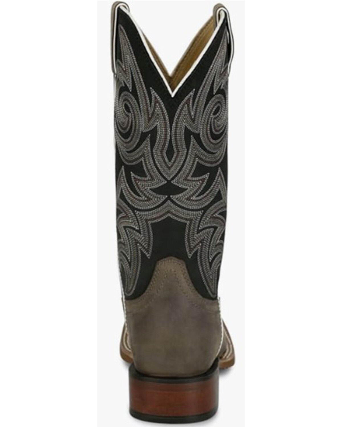 Image #4 - Justin Men's Frontier May Day Performance Western Boots - Broad Square Toe, Grey, hi-res