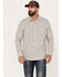 Image #1 - Brothers and Sons Men's Plaid Long Sleeve Button-Down Western Shirt, Tan, hi-res