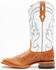 Image #3 - Cody James Men's Tomahawk Western Boots - Broad Square Toe , White, hi-res