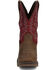 Image #4 - Justin Men's Broncy Waterproof Western Work Boots - Composite Toe , Brown, hi-res