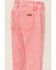 Image #4 - Rock & Roll Denim Girls' Flare Stretch Denim Jeans , Pink, hi-res