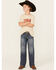 Image #1 - Cody James Boys' Wolfstooth Relaxed Bootcut Stretch Denim Jeans , Medium Wash, hi-res