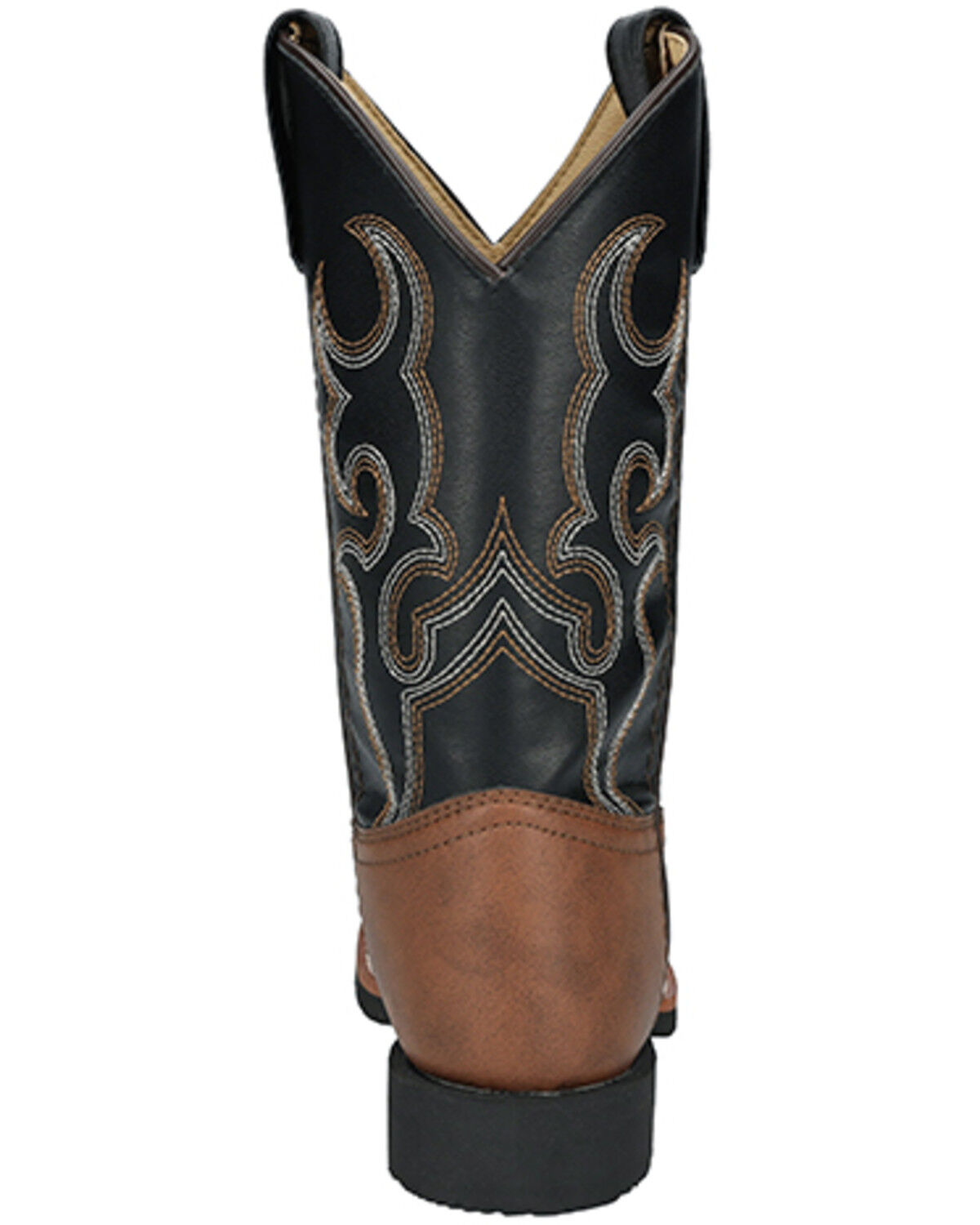Image #5 - Smoky Mountain Boys' Mustang Western Boots - Round Toe, Brown, hi-res