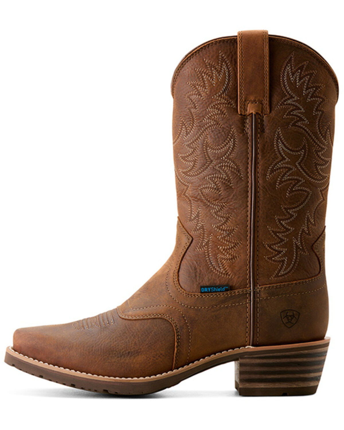 Image #2 - Ariat Men's Hybrid Roughstock Waterproof Performance Western Boots - Square Toe, Brown, hi-res