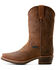 Image #2 - Ariat Men's Hybrid Roughstock Waterproof Western Boots - Square Toe, Brown, hi-res