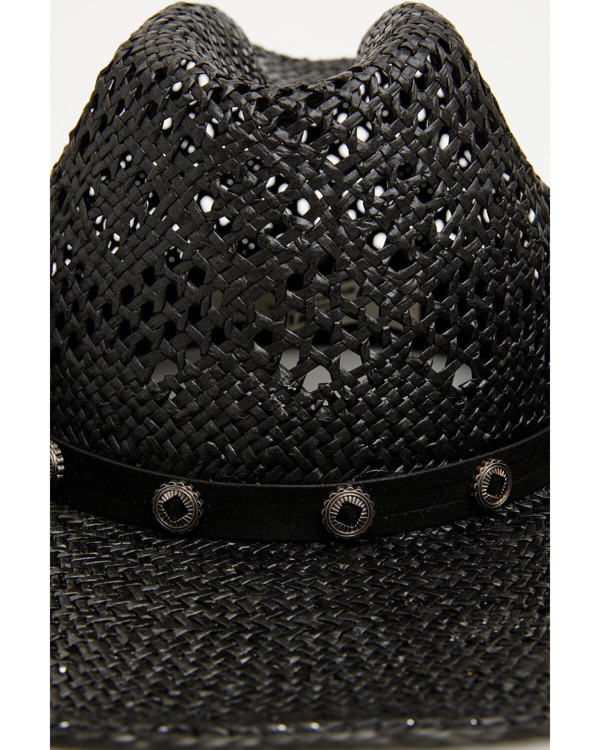 Image #2 - Idyllwind Women's Shelby Straw Cowboy Hat, Black, hi-res