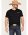 Image #4 - Cody James Men's Sunset Rider Short Sleeve Graphic T-Shirt, Black, hi-res