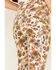 Image #4 - Cleo + Wolf Women's Country Garden Floral Print High Rise Bootcut Jeans, Cream, hi-res