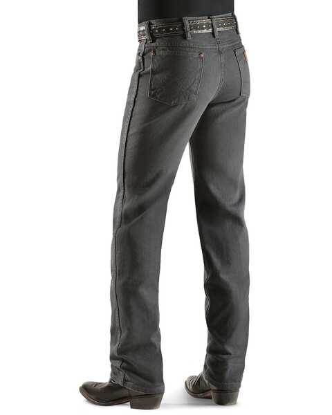 Image #1 - Wrangler Men's Slim Fit 936 Cowboy Cut Jeans, Charcoal Grey, hi-res