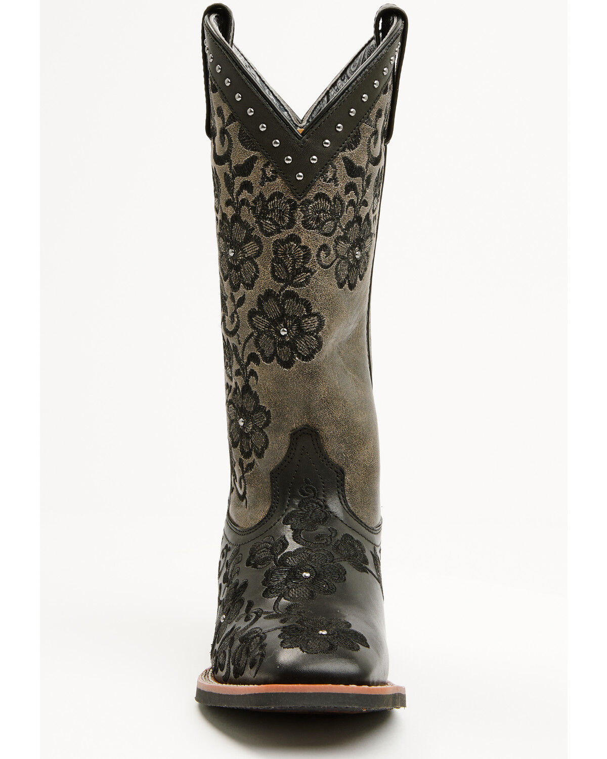 Image #4 - Laredo Women's Flora Performance Western Boots - Broad Square Toe, Black, hi-res