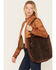 Image #1 - Shyanne Women's Tooled Concealed Carry Tote, Brown, hi-res