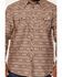 Image #3 - Cody James Men's FR Gila Striped Print Long Sleeve Snap Stretch Work Shirt, Dark Brown, hi-res
