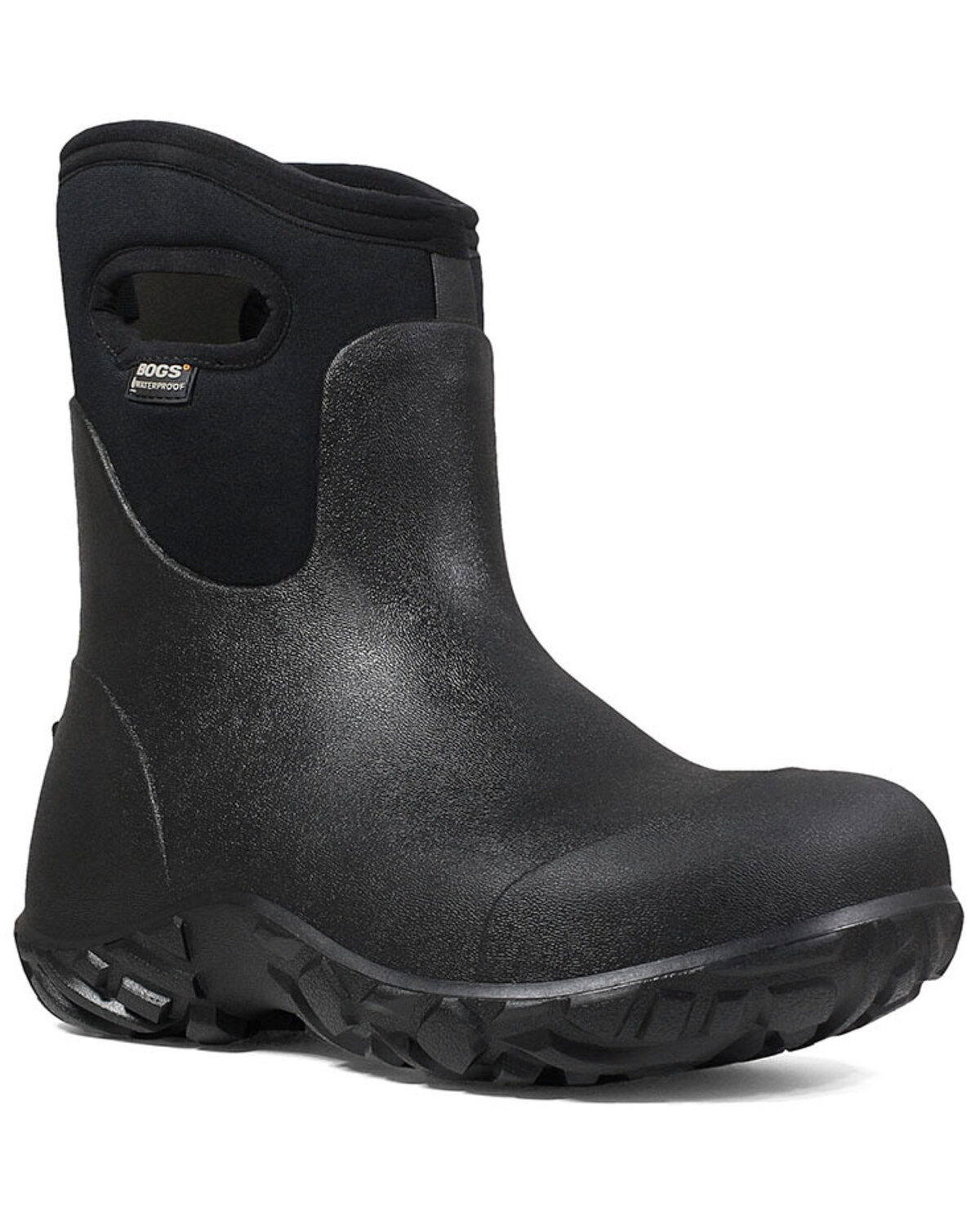 Bogs Men's Workman Waterproof Work Boots, Black, hi-res
