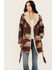 Image #2 - Idyllwind Women's Lynn Southwestern Print Faux Fur Collar Shacket , Dark Brown, hi-res