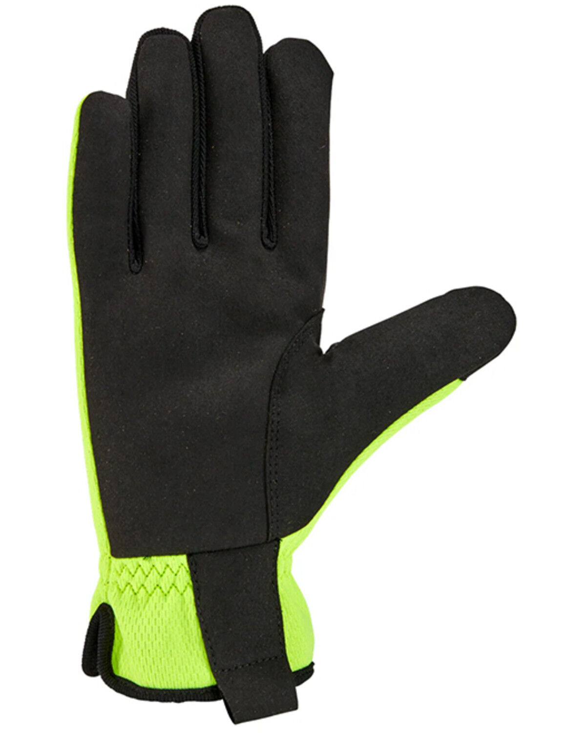 Image #2 - Carhartt High Dexterity Open Cuff Gloves, Neon Green, hi-res
